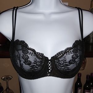 Victoria secret sexy black lace bra